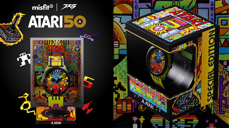 Misfit x JK5 Montre de collection Atari Anniversaire 50 ans